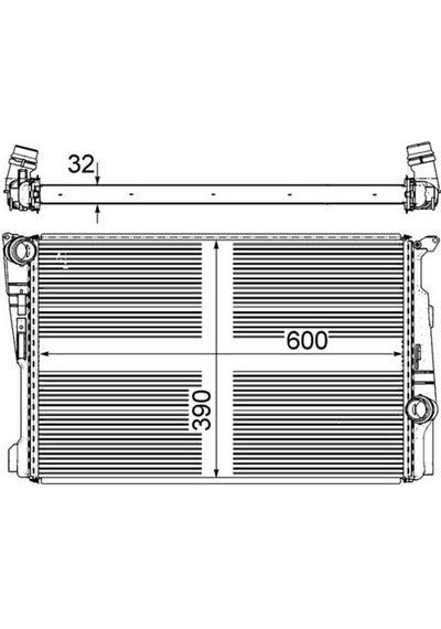 Motor Su Radyatoru Mekanık Sanz. Bmw F25 Premıum Lıne 17118623368-17117823567