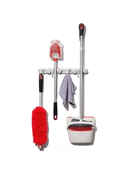 Oxo Good Grips Duvar Düzenleyici, Paspas Ve Süpürge İçin, 7,6 X 12,7 X 43,2 Cm Sku: Smg8690010226570 100