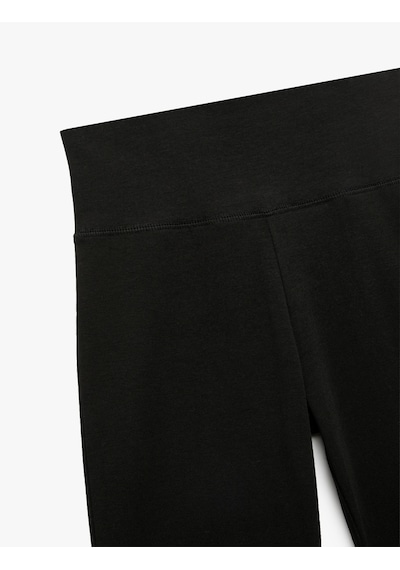 Koton Pamuklu İspanyol Paça Slim Fit Basic Pantolon Siyah 6wkg40096ak Siyah Koton Pamuklu İspanyol Paça Slim Fit Basic Pantolon Siyah 6wkg40096ak Siyah
