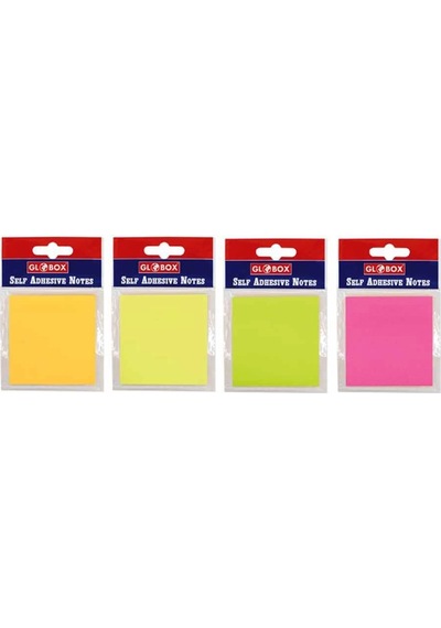 Globox Yapışkanlı Not Kağıdı 75x75 Mm Neon Renk 100 Yaprak