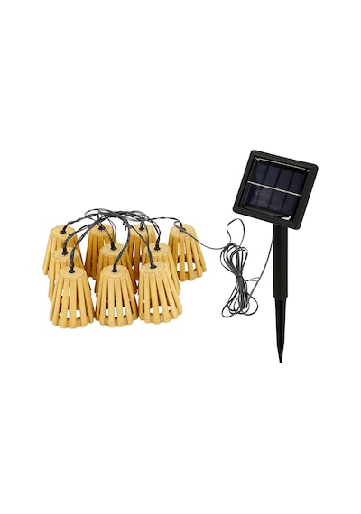 Koçtaş Solar Bambu İp Led Işığı