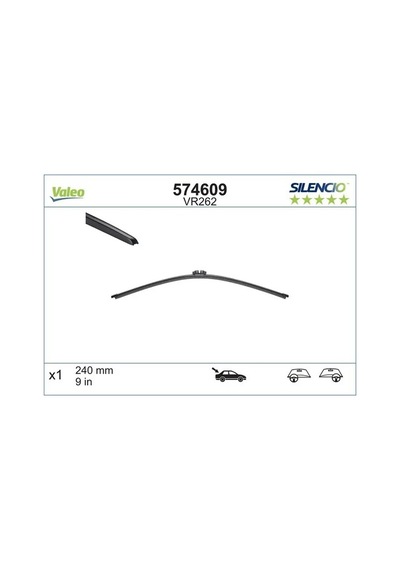Valeo 574609 Arka Silecek Supurgesi 1611353880 1623236080 287909786r