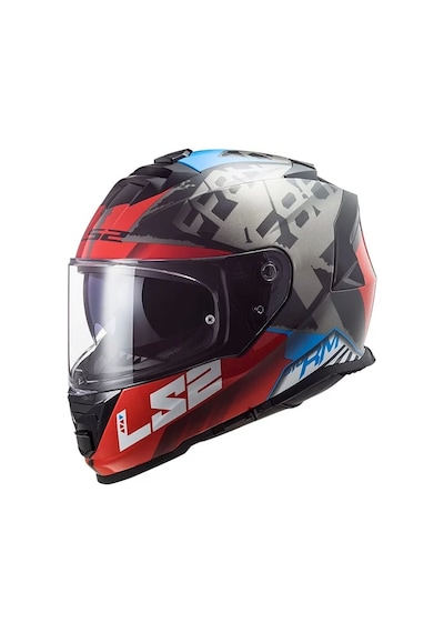 Ls2 Storm Sprınter Kask Siyah-Kırmızı-Tıtanıum