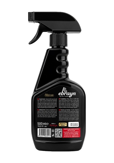 Ebrayn Torpido Parlatıcı Süt Silikon Sprey 500 Ml - Anti-statik Koruyucu Ve Yenileyici