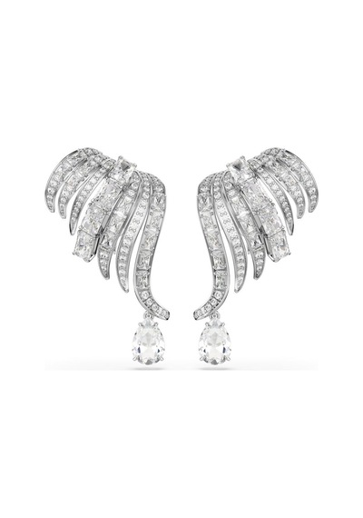5755961 Swarovski Küpe Vıenna:ce Whıte/rhs Metalik