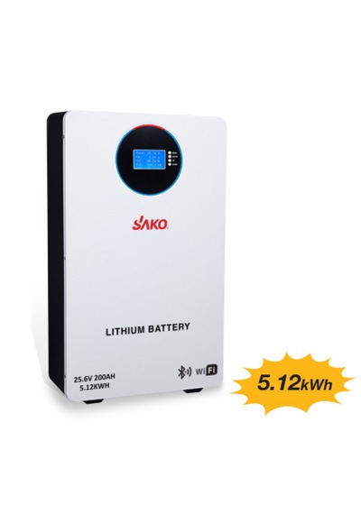 Sako Li-sun 25.6 Volt 200ah 5.12kwh Lifepo4 Lityum Akü