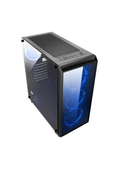 Turbox Gaming 192-6 250W-300W Psu-4X Blue Fan-2X2.0 Usb