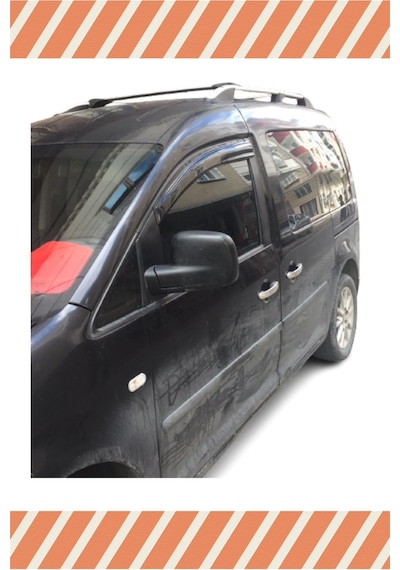 Volkswagen Caddy Tüm  Modellerine Özel 2'Li Mügen Tip Cam Rüzgarl