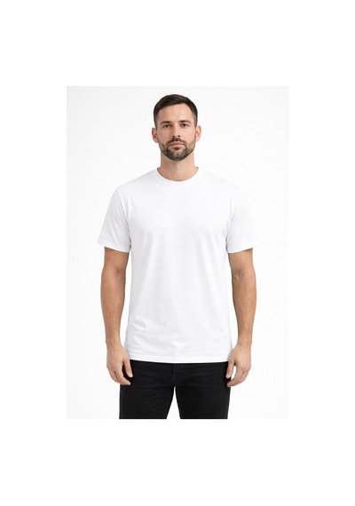 Monox Unisex Basic Tişort Beyaz
