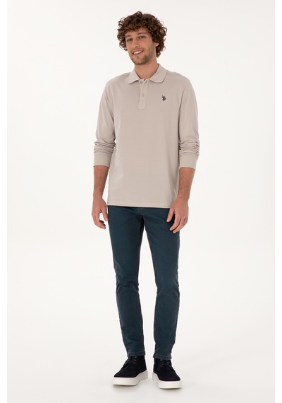 U.s. Polo Assn. Erkek Taş Sweatshirt 50307688-vr049 Tas