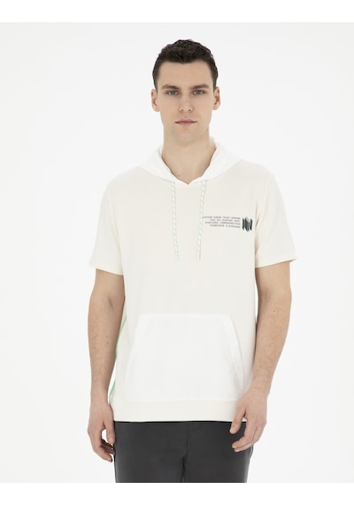 Pierre Cardin Erkek Ekru Sweatshirt 50282265-vr019 Ekru