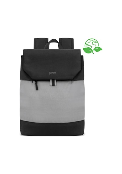 Preo Mcs-1301 14.1" " Mycase Eco Günlük Siyah Gri Sırt Çantası Renkli