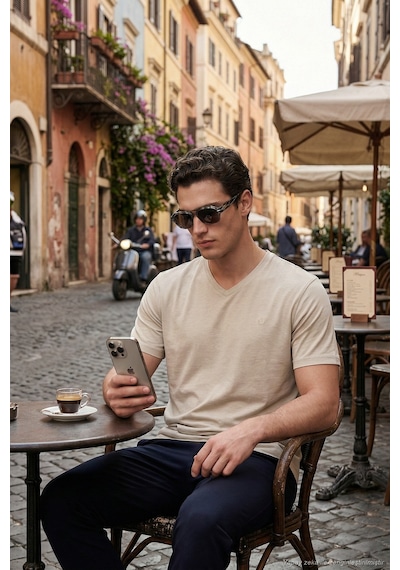Buratti Erkek T Shirt 5902719 Taş Taş