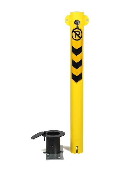 Otopark Bariyeri Kişisel Kilitli Çıkar Araç Bariyer Direği 70 CM