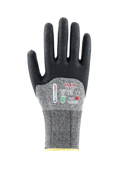 Köpük Nitril Kaplı Sandy Finish Polyester Eldiven Sf 434 Gr/sy No:9