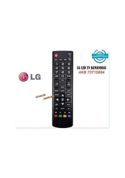 LG Uyumlu Led Tv Kumandası Akb 73715694