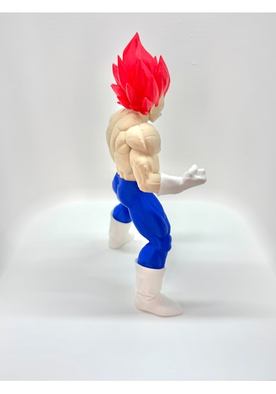 Vegeta - Super Saiyan God Dragon Ball Koleksiyon Figürü 18 Cm