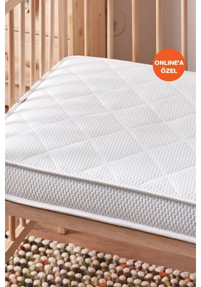 Yataş Mini Minipo Pocket Yaylı Sıvı Geçirmez Alezli Bebek Yatağı, 70x120 CM