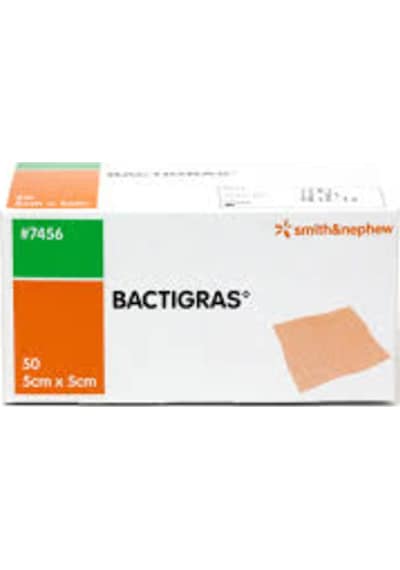 Bactigras Antiseptik Yara Örtüsü 5*5 Cm