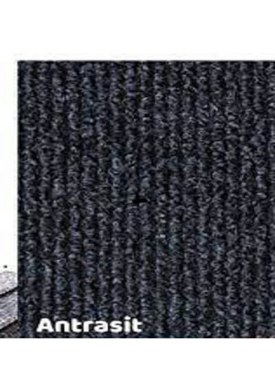 1 x 4 Metre Halıfleks Antrasit Renk Rip Halı Duvardan Duvara Halıf