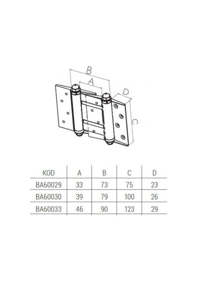 Enka Enka105 Kovboy Yaylı Menteşe Saten 33 Mm