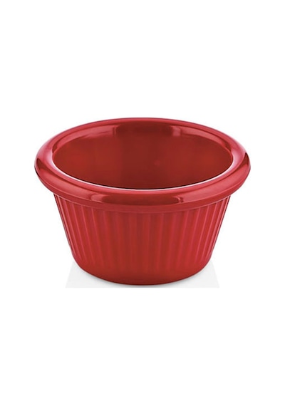 12 Adet 5 Cm Mini Sosluk 30 Ml Kırmızı Melamin Sos Kasesi Bulaşık Makinesinde Yıkanabilir