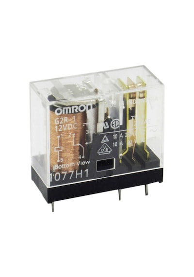 12V 10A Tek Kontak Omron Röle ( 5 Pin ) - G2R-1