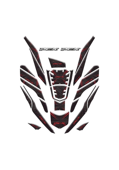 Honda Pcx 2021 - 2024 Uyumlu Tank Pad Set
