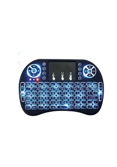 Hello HL-19485 Kablosuz Işıklı Dokunmatik Mini Q Klavye
