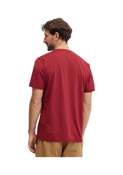 Jack Wolfskın Jack Wolfskin Delgami S S Erkek Kırmızı Tişört 2511 Bordo