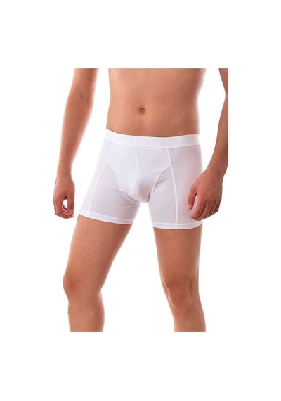 COjans 3 Adet Tutku Likralı Erkek Beyaz Boxer 0114 Çok Renkli