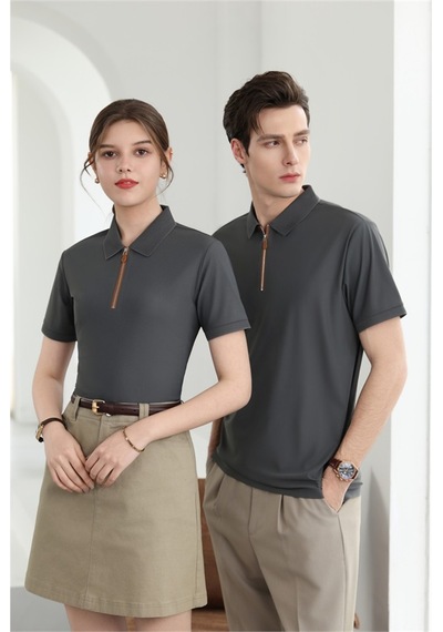 New Performance Premium Polo T-shirt 84% Nylon 16% Spandex Demir Grisi
