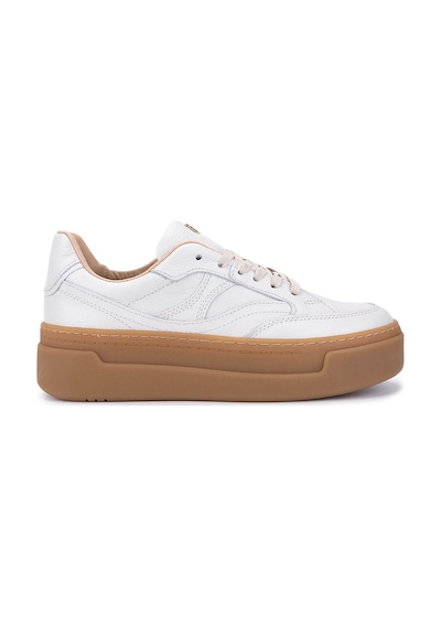 Tamer Tanca Kadın Hakiki Deri Kırık Beyaz Sneakers & Spor Ayakkabı 154 6801 Bn Ayk Sk25-26 Off Whıte Fltr Beyaz