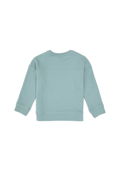 U.S. Polo Assn. Kız Çocuk Mint Simli Baskı Detaylı Bisiklet Yaka Basic Sweatshirt 50314289-VR090 U.S. Polo Assn. Kız Çocuk Mint Simli Baskı Detaylı Bisiklet Yaka Basic Sweatshirt 50314289-VR090