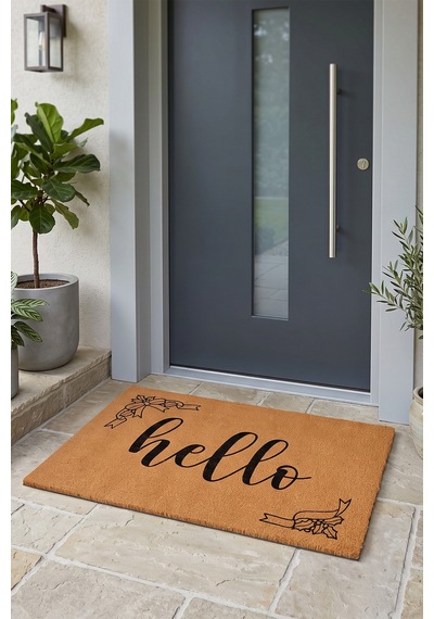 Villadia Home Textile Kapı Önü Paspası Kaymaz Taban Dekoratif Paspas Ev Giriş Antre İç Ve Dış Mekan Paspası 45x70 Cm 27ypycoco