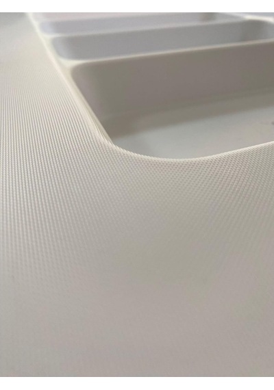 40x45 Beyaz Çekmece İçi Kaşıklık 7 Gözlü Ürünü 38 41 Cm'e Kadar Kesebilirsiniz Diğer