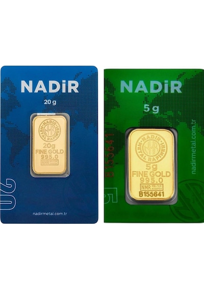Tuğrul Kuyumculuk 25 Gram 24 Ayar Külçe Altın 20 + 5