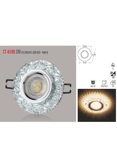 CT-6598 SİM CAM SPOT(AMPULSUZ-12ADET) CATA