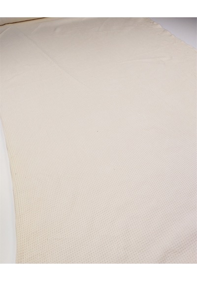 Krem Renkte Gövdeli Yumuşak Esnek Dökümlü Triko Örme Kumaş Hırkalık & Kazaklık 160x200cm-12668