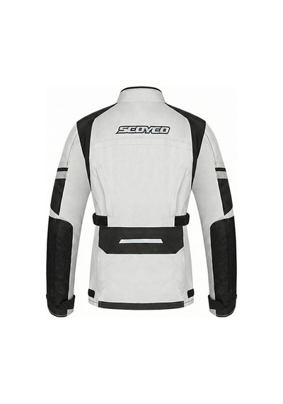 Scoyco Jk122k Motosiklet Montu Çocuk 4 Mevsim Oxford 600-d Dayanıklı Kumaş Motorcu Mont Kids Gri