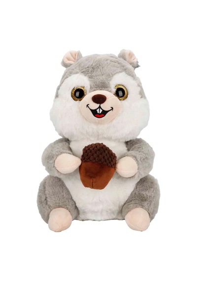 Kurdelalı Peluş Sincap 30 Cm S00004776 - 1 Adet Stokta Olan Gönderilir