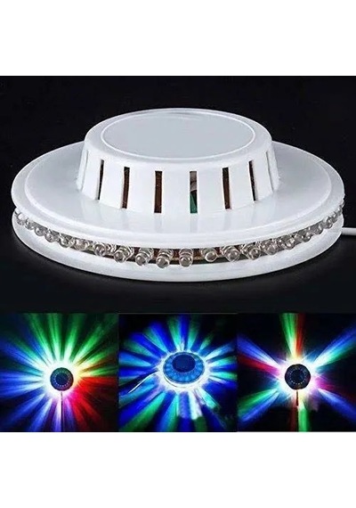 Jenerik Fithome M29 48 Led Rgb Otomatik Renk Değiştiren Dönen Ayçiçeği Ufo Led Çok Renkli