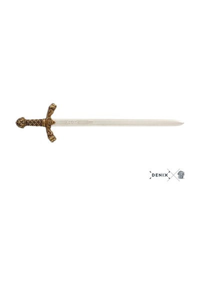 Denix-MEKTUP AÇACAĞI ASLAN YÜREKLİ RİCHARD KILICI ort 25 cm