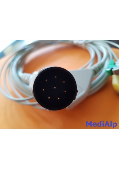 Nıhon Kohden Cardiolife 8 Pin Soket 3 Lü Defibrilatör Ekg Kablosu