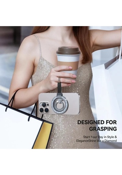Joyroom Jr-zs425 Magnetic Ring Holder Telefon Tutucu Beyaz