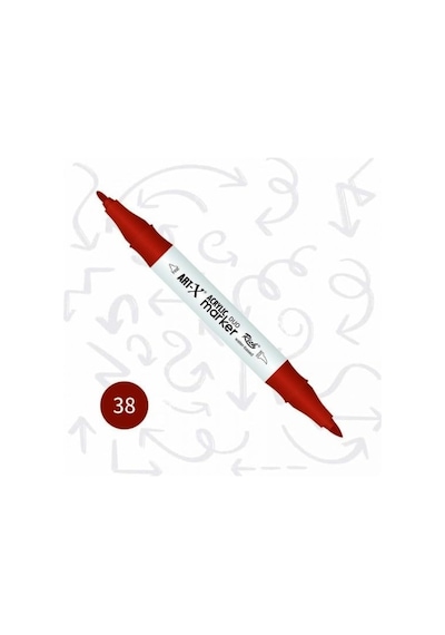 Art-x Akrilik Marker Çift Taraflı Profesyonel Kalem Seti 12 Li 8682374180575