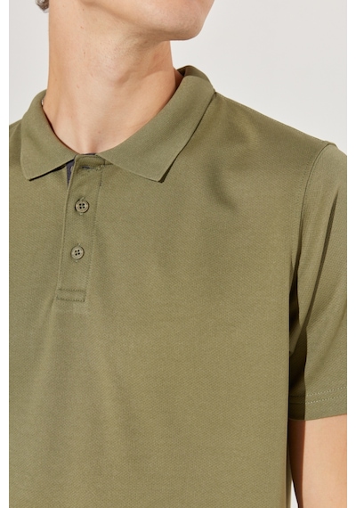 All Terrain Gear Regular Fit Normal Kesim Polo Yaka Haki Tişört W231707801 Haki