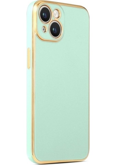 Apple Uyumlu iPhone 14 Plus Kılıf Zore Bark Kapak Light Green