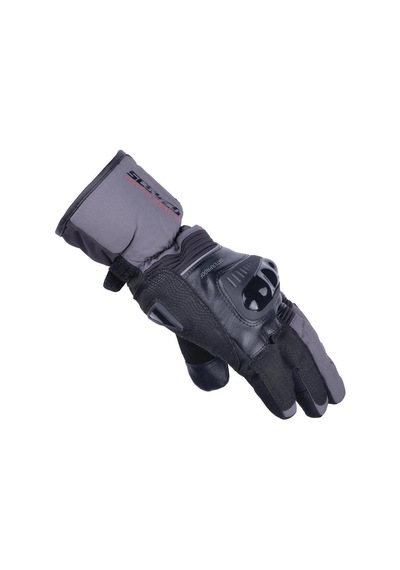 Motoanl Motosiklet Eldiveni Kışlık Model 500d Oxford Kumaş Full Korumalı Dark Gri Eldiven