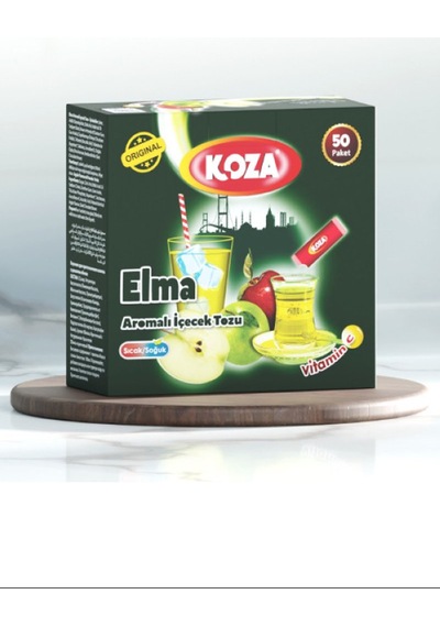 Koza Tek İçimlik Elma Aromalı Toz İçecek 50'li 100 G